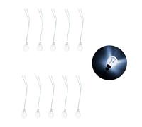 Lot de 10 petits plafonniers LED pour balises de disposition, table de sable, jeu de construction, plafonnier LED