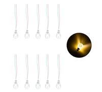 Lot de 10 petits plafonniers LED pour balises de disposition, table de sable, jeu de construction, plafonnier LED