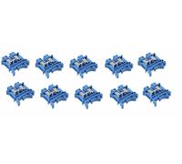 Lot De (10) Phoenix Contact 3004977 Bloc De Jonction No. 92H2130 DIN 6MM