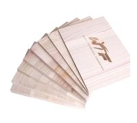 Lot de 10 pickguard en bois pour taekwondo, accessoires d'entraînement de taekwondo, planche de karaté fragile pour enfants et adultes, équipement d'entraînement de boxe