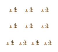 Lot de 10 pics à vis uniques pour améliorer les impacts visuels dans les articles de mode, accessoires de tenue de festival