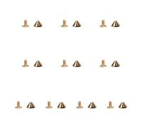 Lot de 10 pics à vis uniques pour améliorer les impacts visuels dans les articles de mode, accessoires de tenue de festival