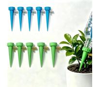 Lot de 10 pics d'arrosage automatique pour plantes avec goutteur