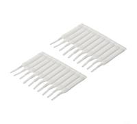 Lot de 10 pics de débouchage en acier inoxydable de 9 cm de long (20 pièces | Lot de 30 brosses flexibles en nylon incassables, résistantes à la chaleur, idéales pour les buses de douche et les petites