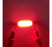 Lot de 10 pièces de filament LED COB,18.8mm 29mm 38mm 54mm 68mm,ampoule Edison DC 3V 12V 57V,accessoires pour diodes lumineuses structurels entes - Type Red-29mm DC3V 10pcs