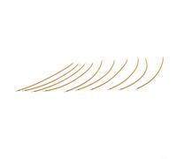 Lot de 10 pièces de lampe à filament LED, filament flexible, lumière blanche chaude, 2200 K (130 mm)