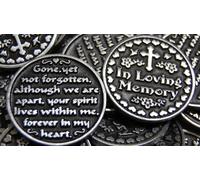 Lot de 10 pièces de monnaie de poche In Loving Memory
