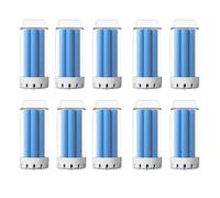 Lot de 10 pièces de nettoyage pour aspirateur Ecovacs DEEBOT N30 OMNI/N30 PRO OMNI DSC060002 - Détergent solide bleu - Accessoires de rechange pour aspirateur robot