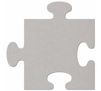 Lot de 10 pièces de puzzle en carton - 3-50 cm - Pour bricolage - Dimensions : 10 cm