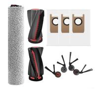 Lot de 10 pièces de rechange pour aspirateurs robot Eufy Omni S2, comprend une brosse principale, des brosses à rouleau, des sacs à poussière, des brosses latérales