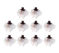Lot de 10 pièces de rechange pour clavier mécanique Cherry MX Gateron avec interrupteurs LED 3 broches et chargeur filaire 3 en 1