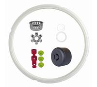 Lot de 10 pièces de rechange pour Instant Pot Pro 80 8QT et Duo Evo Plus 8Qt, avec poignée de libération de vapeur, bague d'étanchéité, valve flottante avec capuchon en silicone et bouclier