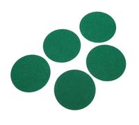 Lot de 10 Pièces Tapis de Poussée Rond, pour Air Hockey | Fibre Polyester, Glisse Fluide et Solide, pour Battes, Maillets, Mini Table Maison et Club