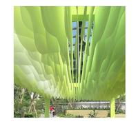 Lot de 10 Pièces Voile D'ombrage pour Pergola - Panneaux Drapés Effet Vagues avec Câble en Acier, pour Mariages, Plage, Jardin, Terrasse Ou Décoration(50x700cm)