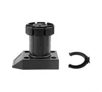 Lot de 10 pieds d'armoire réglables pour pieds de meubles y compris armoires de cuisine, cadres de lit, canapés, tables basses et armoires de salle de bain avec boucle et réglage de la hauteur de 2 cm