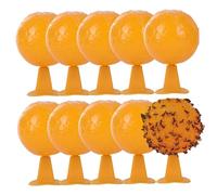 Lot de 10 pièges à Mouches de 8, 3 cm avec appât adhésif, Attrape-Mouches étanche et résistant au Soleil, piège à pour vergers Jardin extérieur, Attrape-Insectes réutilisable