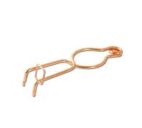 Lot de 10 pièges à taupe fil rond acier cuivré