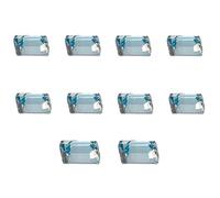 Lot de 10 pierres de cristal à fond pointu pour manucure