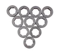 Lot de 10 pignons cannelés Standard 7 Dents .404, diamètre intérieur 22 mm, adaptés aux tronçonneuses 075, 076, 050, 051, 045 et 045AV.