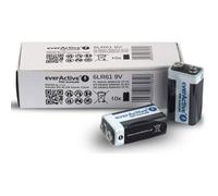 Lot de 10 Piles 9 V alcalines par Bloc 6LR61 6F22 - Haute Performance - Durée de Vie de 5 Ans