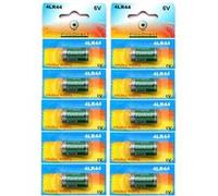 Lot de 10 Piles Alcaline 6V Type 4LR44 compatibles 4AG13 4A76 476A - Visiodirect -