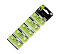 Lot de 10 piles bouton alcalines 1,55 V pour montres, calculatrices et jouets AG0/AG1/AG2/AG3/AG4/AG5