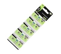 Lot de 10 piles bouton alcalines 1,55 V pour montres, calculatrices et jouets AG0/AG1/AG2/AG3/AG4/AG5