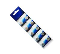 Lot de 10 piles bouton alcalines AG12 LR43 1,5 V pour calculatrices et montres