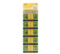 Lot de 10 piles bouton alcalines jetables AG3 1,55 V SR41 192 L736 384 SR41SW CX41 LR41 392 pour lampe de doigt montre jouet télécommande