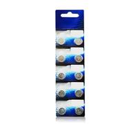 Lot de 10 piles bouton alcalines LR43 AG12 1,5 V pour radios et appareils photo