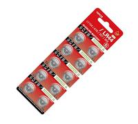 Lot de 10 piles bouton alcalines LR44 1,5 V de rechange AG13/A76/LR44/357 pour divers appareils électroniques