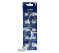 Lot de 10 piles bouton de 1,5 V de 1,5 V pour jouets - Piles bouton AG13 de petite capacité pour montres électroniques