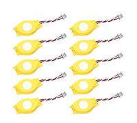 Lot de 10 piles bouton Li-ion 3 V CR2032 2032 pour ordinateur portable BIOS CMOS 3 fils 3 broches