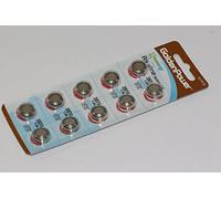 Lot de 10 piles bouton lr44, V13GA, AG13, L1154 golden power