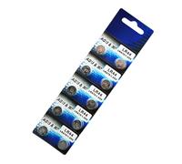 Lot de 10 piles bouton LR521/LR621/LR41/LR626/LR144/LR1130 1,55 V avec design anti-fuite pour des performances stables