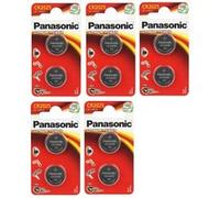 Lot de 10 piles CR2025 PANASONIC 3V lithium G
