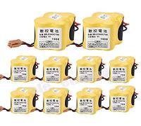 Lot de 10 piles de rechange PLC BR-2/3AGCT4A 6 V pour commandes FANUC A98L-0031-0025 CNC Mahine