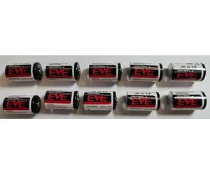 Lot de 10 Piles Eve LS14250 1/2AA 3,6V