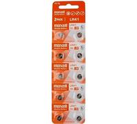 Lot de 10 piles Maxell LR41 AG3 192 Alcaline 1,5 V