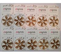 Lot de 10 piles pour appareils auditifs Heller 312 PR41 -