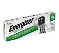 [7638900417029] ENERGIZER Pack 10 Piles Rechargeables Power Plus HR6 AA 2000mAh
