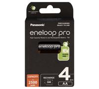 (LOT DE 10) Piles rechargeables PANASONIC ENELOOP PRO LR6 (AA) NiMH 2500mAh Blister de 4 piles