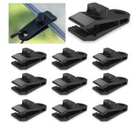 Lot de 10 pince multifonctionnelles pour auvents et bâches, pinces à vis résistantes au vent pour tentes et camping