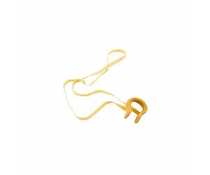 Lot de 10 pince-nez natation sangle latex Softee Jaune TU