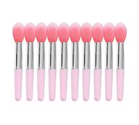 Lot de 10 pinceaux à lèvres en silicone pour maquillage et rouge à lèvres - Accessoires cosmétiques pour fête de mariage ou usage quotidien