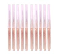 Lot de 10 pinceaux à sourcils et cils - Accessoires de maquillage de voyage pour un usage professionnel et quotidien