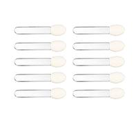 Lot de 10 pinceaux applicateurs de fard à paupières, pinceaux de maquillage double face, éponge applicatrice de maquillage durable et attrayante, jetable