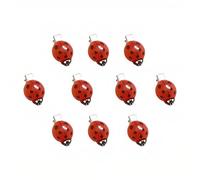 Lot de 10 pinces à cheveux amusantes en forme de coccinelle pour adolescentes, filles, femmes, accessoires décoratifs fantaisistes pour la rentrée scolaire, Halloween, cosplay, fête sur le thème