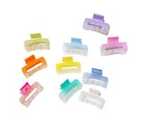 Lot de 10 pinces à cheveux de couleur progressive de type coréen pour filles - Pour une coiffure rapide et portable