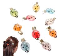 Lot de 10 pinces à cheveux en forme de - Pinces amusantes Ladybird - Accessoires de mode pour , adolescents, filles, femmes, vêtements de fête scolaire et décoration de sac à dos